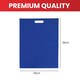 image 4 of Pack of 25 Orange Coloured 35x25cm Non-Woven Patch Handle Bags | Orange