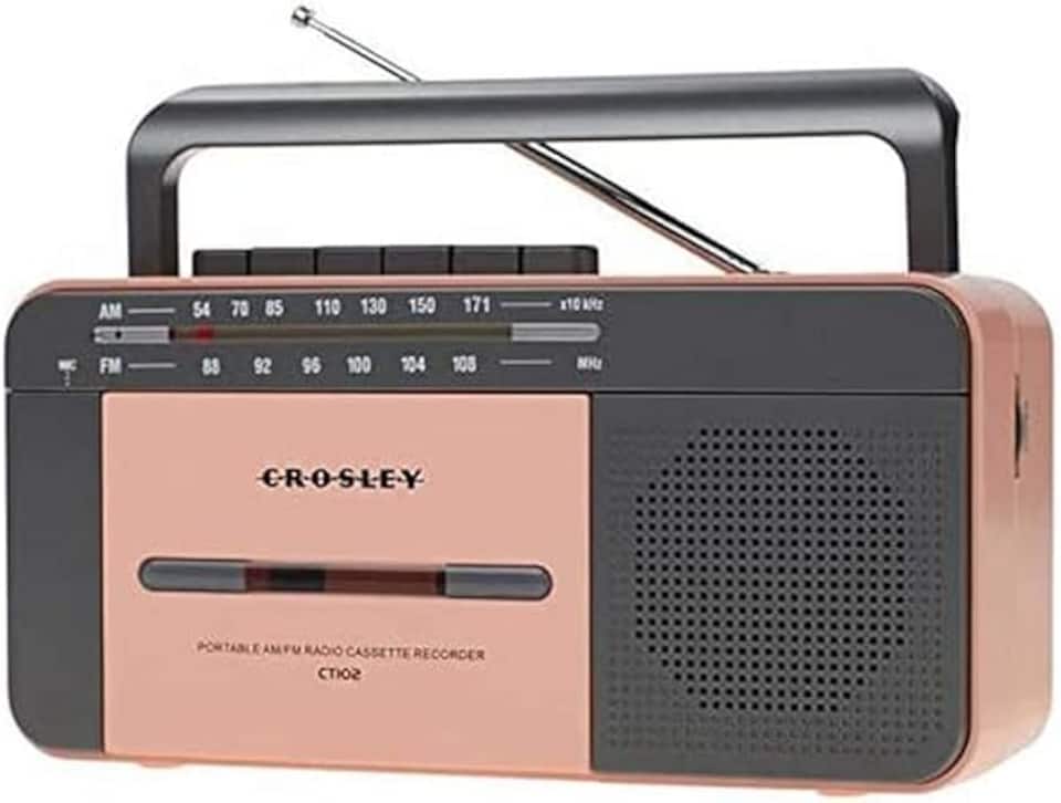 CROSLEY - CT102 CASSETTE PLAYER - ROSE GOLD GREY | Gold | Gold