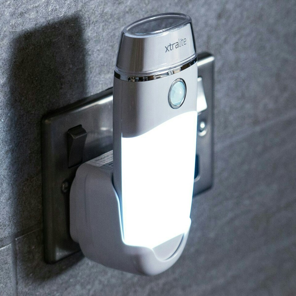 image 1 of Xtralite NiteSafe Duo+ Rechargeable LED Night Light & Power Failure Torch with Motion Sensor, Induction Charged