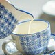 image 6 of Nicola Spring Hand-Printed Milk Jug - 300ml - Navy Blue