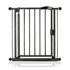 Bettacare Auto Close Stair Gate, 68.5cm - 75cm, Slate Grey, Narrow, Narrow Pressure Fit Safety Gate, Baby Gate