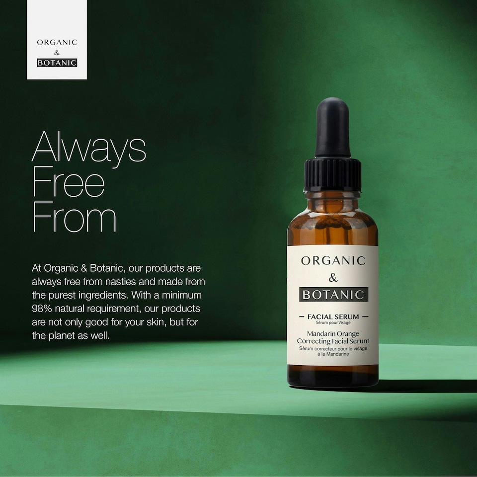 image 1 of Organic & Botanic Mandarin Orange Correcting Facial Serum 30ml