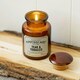image 2 of Paddywax Soy Wax Glass Jar Candle Teak & Tobacco Brown | One Size