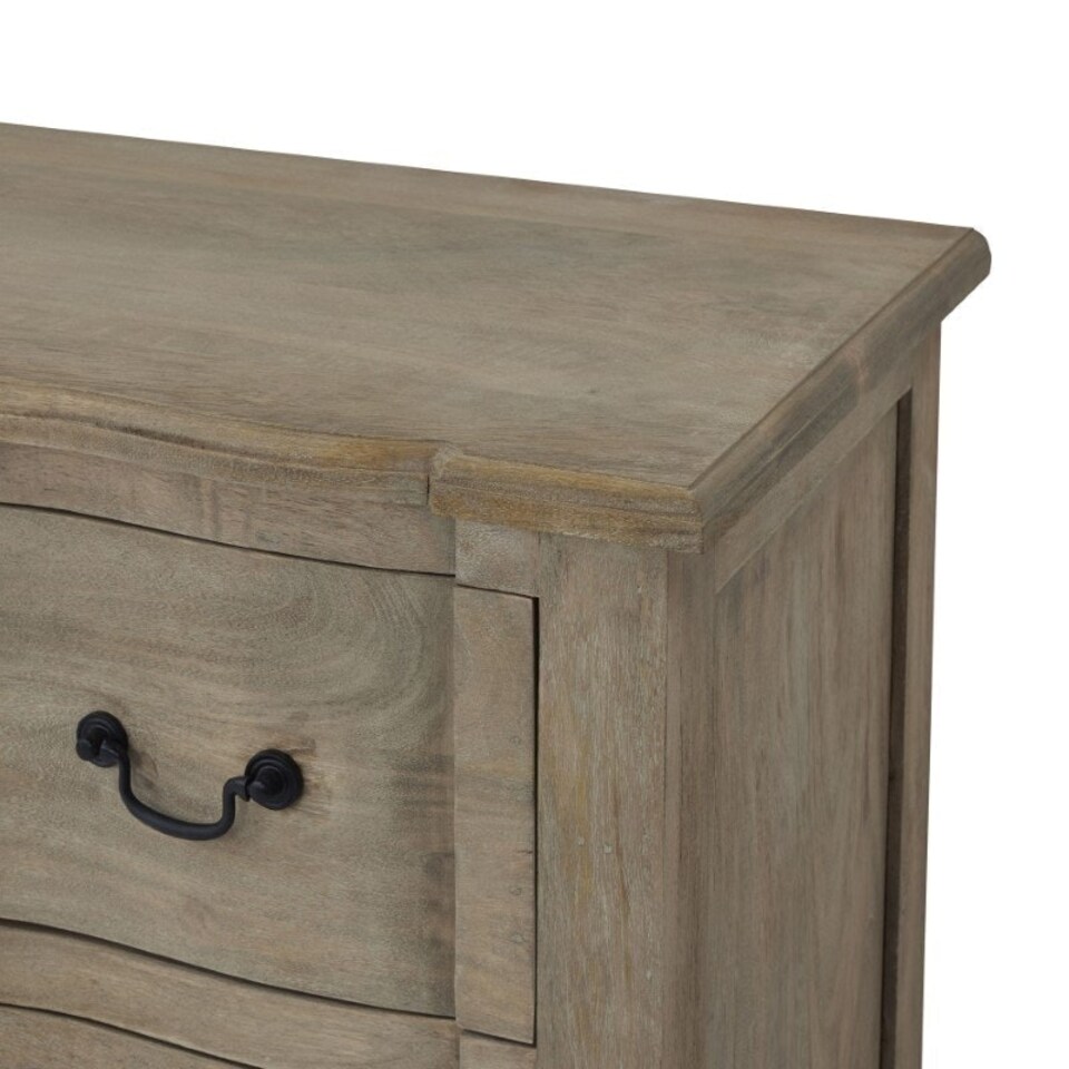 image 1 of Copgrove Collection 6 Drawer Chest - Wood - L47 x W200 x H90 cm - Brown