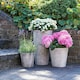 image 2 of Outdoor Chatsworth Zinc Vase Grey