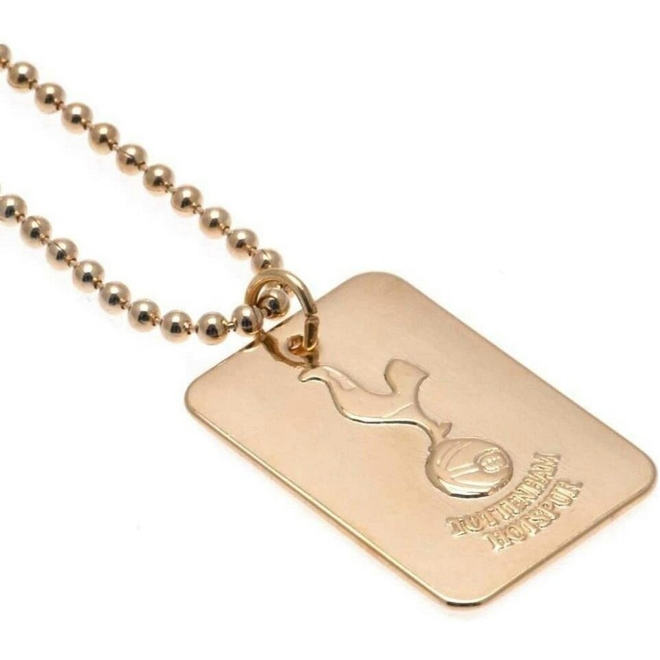 image 1 of Tottenham Hotspur FC Dog Tag - Gold - One Size