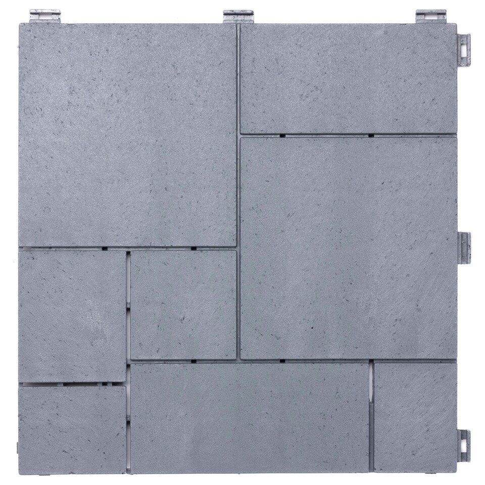 image 1 of Pallet Offer - Mosaic Composite Interlocking Decking Tiles - 630pcs Grey | Light Grey | 630pcs
