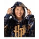 image 3 of Harry Potter Womens/Ladies Embroidered Logo Blanket Hoodie | Blue | Blue | One Size | 1