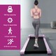 image 4 of Neo Under Desk Portable Walking Pad Treadmill Adjustable Speed Remote LED Display for Home Office Fitness Exercise Installation-Free | Pink