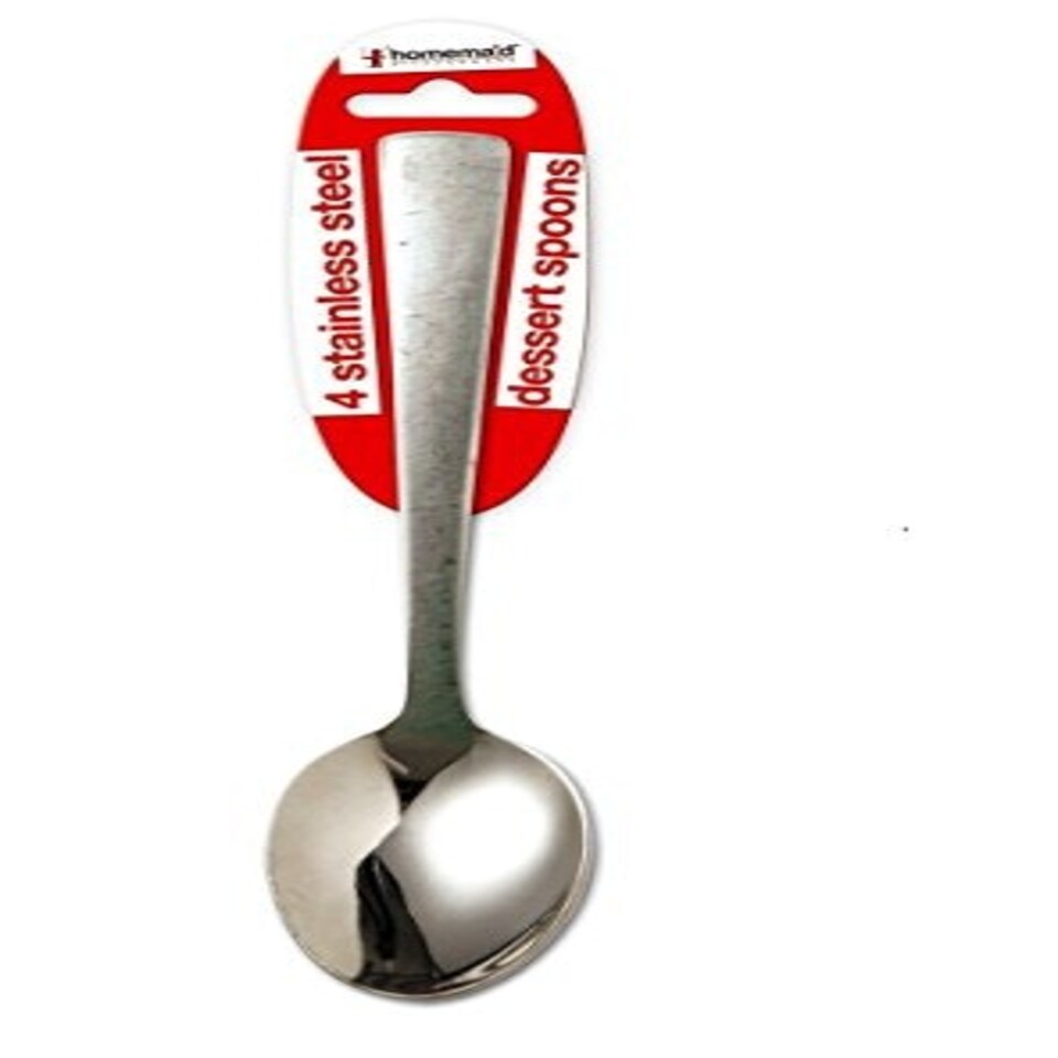 image 1 of 4 Piece Basic Stainless Steel Spoon Set