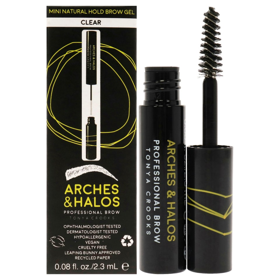 image 1 of Mini Natural Hold Brow Gel - Clear by Arches and Halos for Women - 0.08 oz Brow Gel
