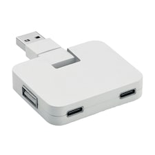 MidOcean Square USB Hub - White - One Size