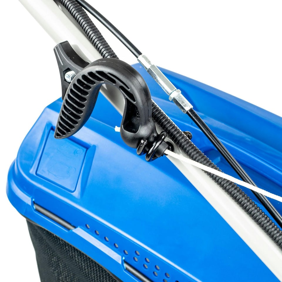 image 1 of Hyundai 22”/56cm 196cc 4-in-1 Electric-Start Self-Propelled Petrol Lawnmower | HYM560SPE