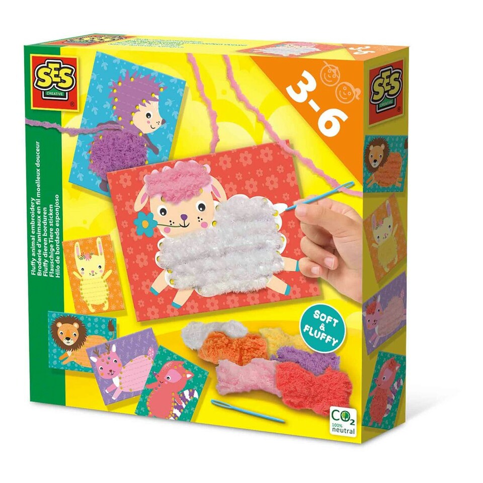 image 1 of SES CREATIVE Fluffy Animal Embroidery