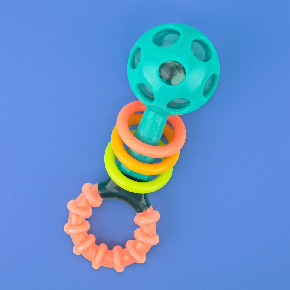 image 1 of Sassy Peek A Boo Beads Rattle