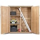 image 5 of COSTWAY 140 x 50 x 161CM Waterproof Outdoor Storage Shed