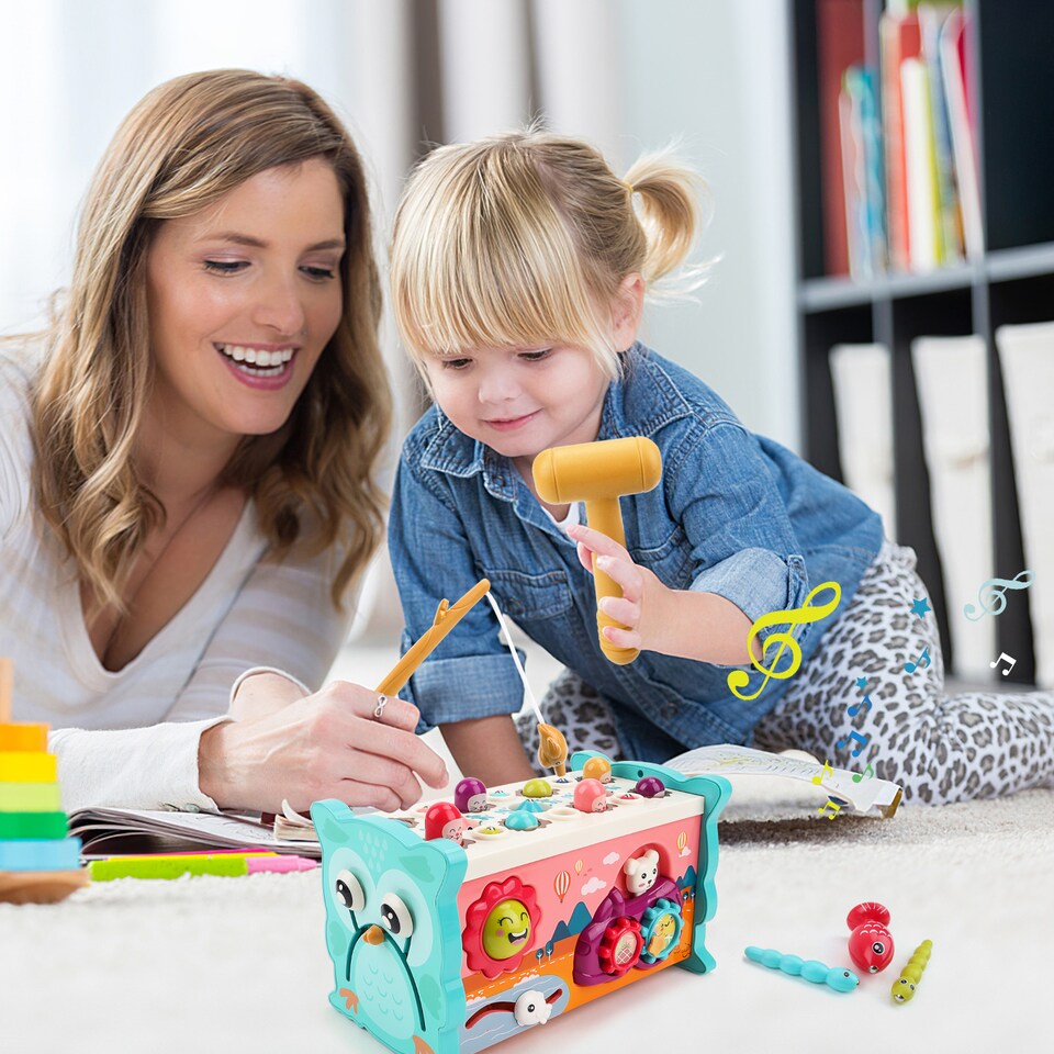 image 1 of 8-in-1 Music Activity Educational Toy – Light, Sound & Learning Fun!