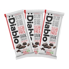 Diablo Sugar Free Dark Chocolate Bar 85g 3 Pack
