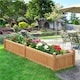 image 2 of Yaheetech Wooden Raised Garden Bed-221 cm L
