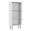 White Bookcase & Beech Leg