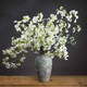 image 2 of White Cherry Blossom Spray Artificial Plant - Fabric/Plastic - L25 x W28 x H124 cm - White