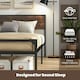 image 4 of COSTWAY Double Bed Frame Platform Bed with Headboard