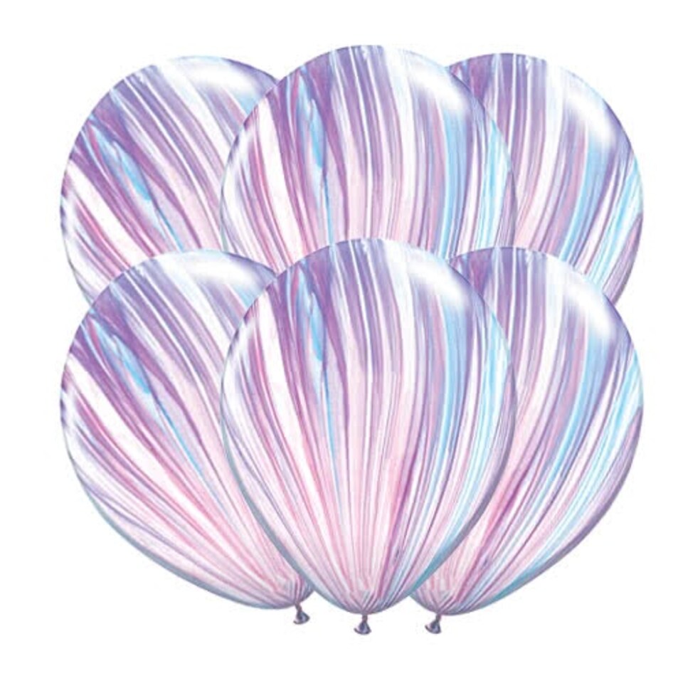 image 1 of Fashion SuperAgate Latex Qualatex Balloons 28cm / 11 in - Pack of 25