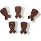 image 3 of Mixed Grit Mouse Palm Sander Hook + Loop Sanding Sheets Pads Sandpaper 400pk