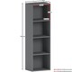 image 3 of Vida Designs Oxford 4 Tier Cube Bookcase Display Storage, Grey