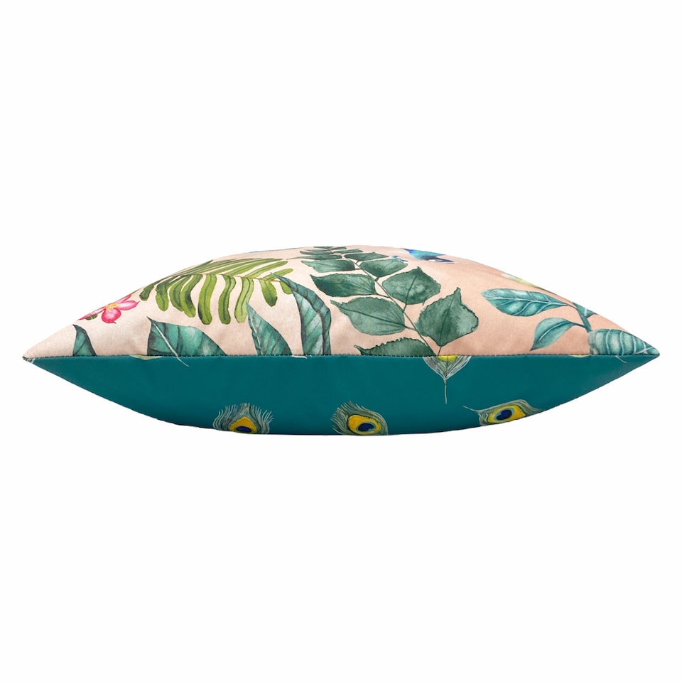 image 1 of Evans Lichfield Peacock Outdoor Cushion