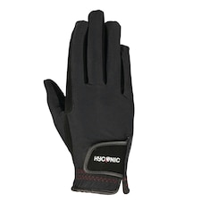 HYCONIC Unisex Adult Logo Riding Gloves - Black - XS