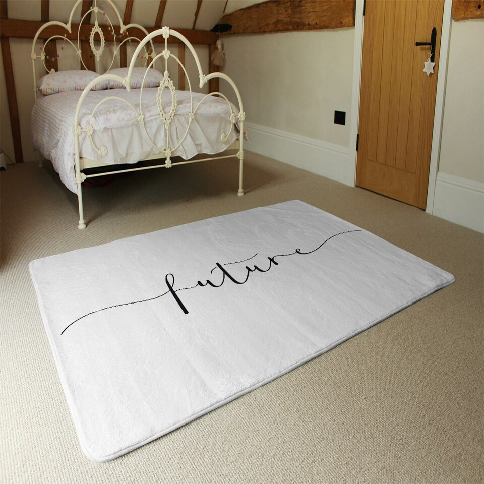 image 1 of Text Future (Rug) White | M