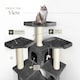 image 3 of Cat Tree Knuti - 186 cm, sisal cat scratching post - Anthracite