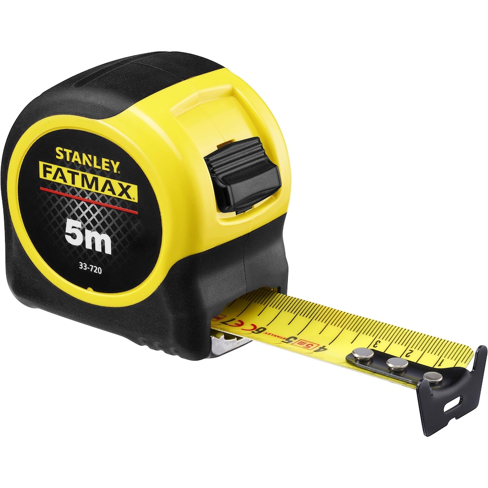 image 1 of Stanley FatMax Tape Measure | Yellow | Yellow/Black | 5m | 1