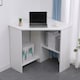 image 3 of Computer Desk PC Laptop Table Corner Home Office Study Gaming | White