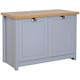 image 6 of HOMCOM Shoe Cabinet 4 Storage Units Wood Effect Top Entryway