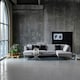 image 3 of Heaven Round Coffee Table with Glass Top and Chrome Legs