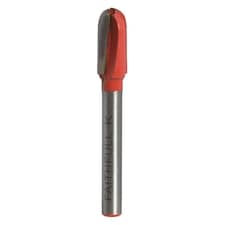 Faithfull Router Bit Tct Radius 5.0 X 18Mm 1/4In Shank