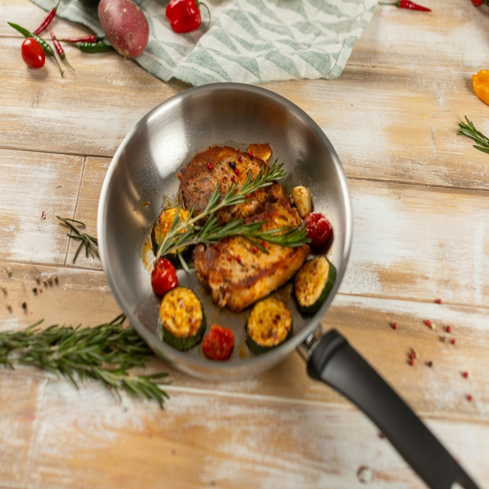 image 1 of CLASSIC Frying Pan Set uncoated 24cm/28cm