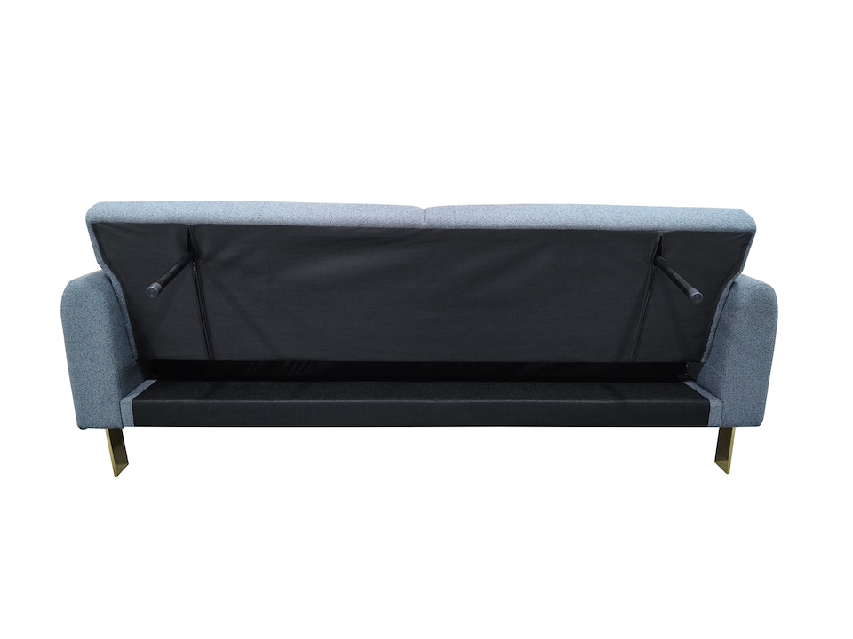 image 1 of Como 2 Seater Sofa Bed in Grey or Silver | Grey | One Size