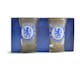 image 2 of Chelsea FC Two Pack Home Word Mark Shot Glasses - Transparent/Blue - One Size