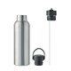 image 2 of MidOcean Boali Double Wall 700ml Water Bottle - Matt Silver - One Size Multi | One Size