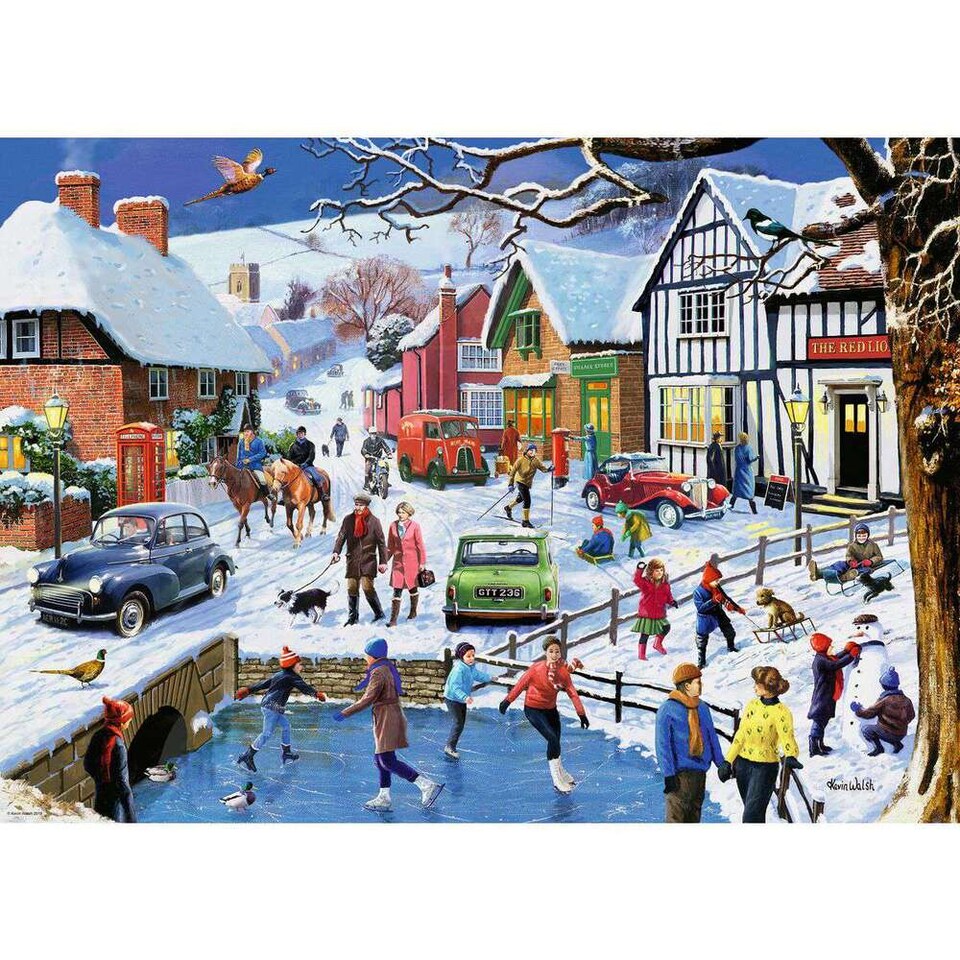 image 1 of Ravensburger Leisure Days No.3 The Winter Village 1000 Piece Jigsaw Puzzle
