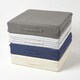 image 7 of Homescapes Cream Quilted Cotton Armchair Booster Cushion Cover | Cream | Cream | 50 x 50 x 10 cm
