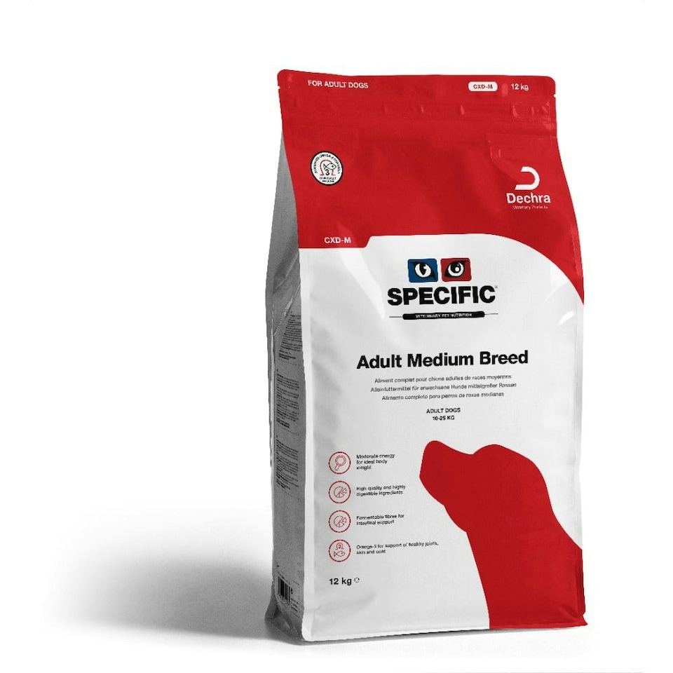 image 1 of Dechra SPECIFIC™ CXD-M Adult Medium Breed Dry Dog Food - 12kg