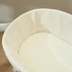 image 2 of Clair de Lune 2 Pack Moses Basket Sheets - Cream