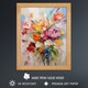 image 3 of Wildflower Explosion Bright Floral Wood Framed Wall Art Print