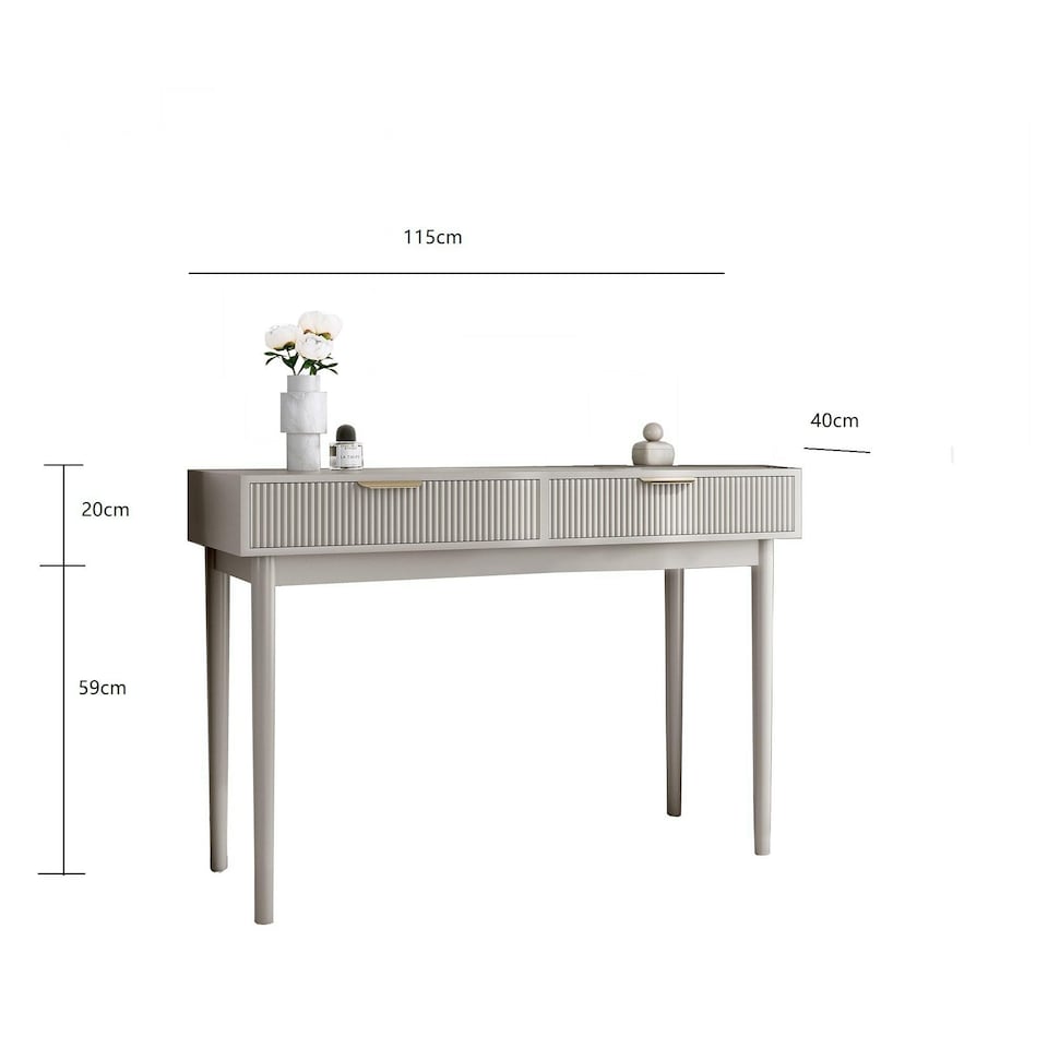 image 1 of CARME Home - Layla Mocha Dressing Table