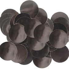 Black 25mm Giant Round Foil Table Confetti 50g