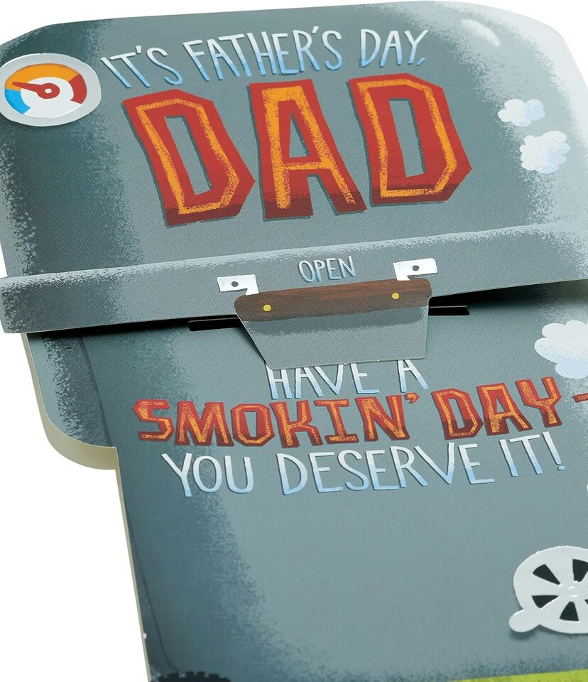 image 1 of Barbeque Design For Dad Father's Day Card